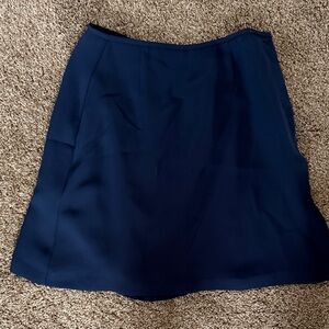 Liz Claiborne Dark Blue A-Line Skort 4
